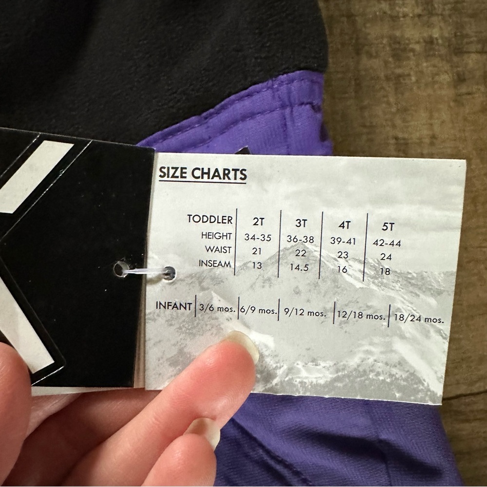 New Arctix limitless snow bibs snow pants purple - Picture 4 of 8